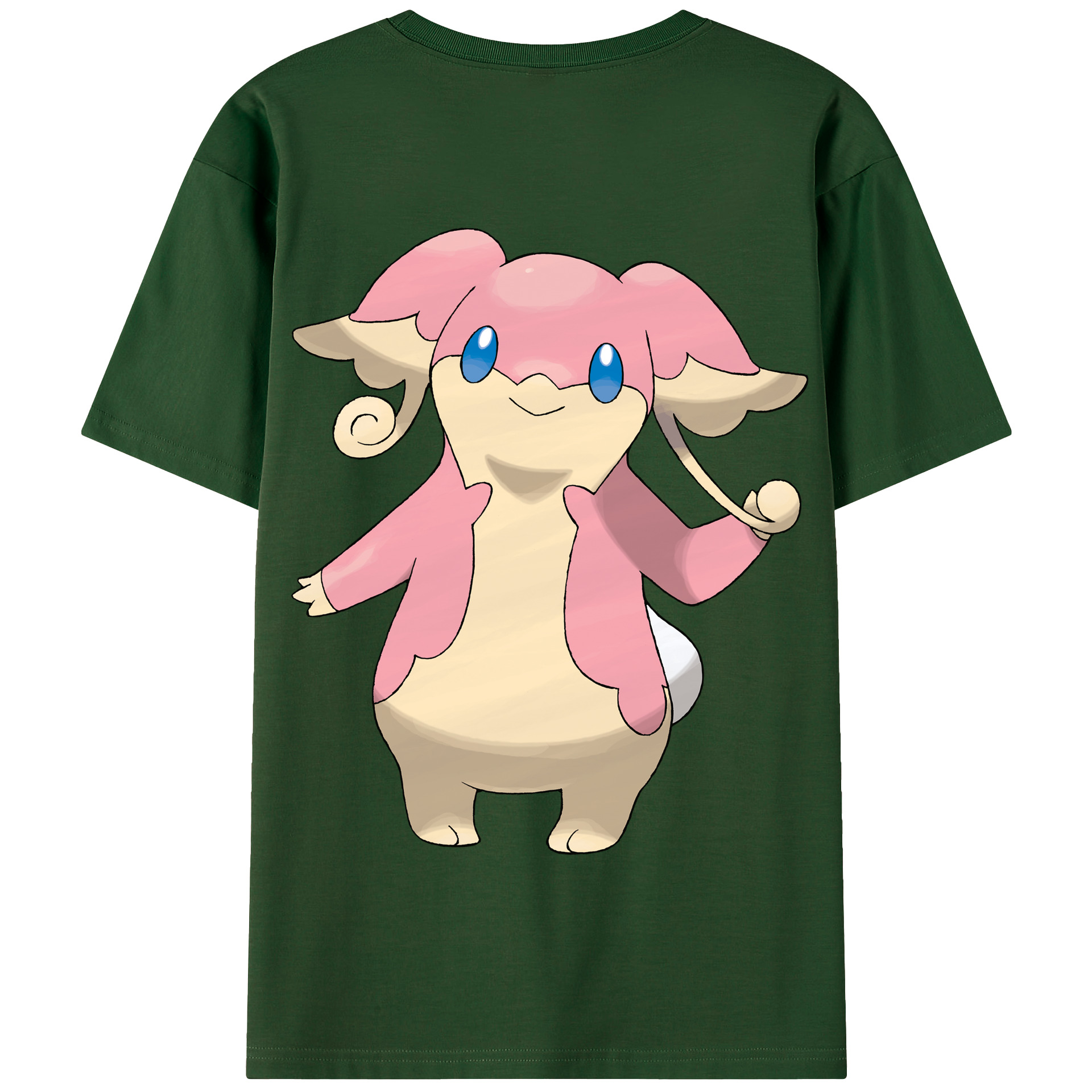 （画像用） ポケットモンスター Pokémon 綿100％半袖Tシャツ（背面プリント）